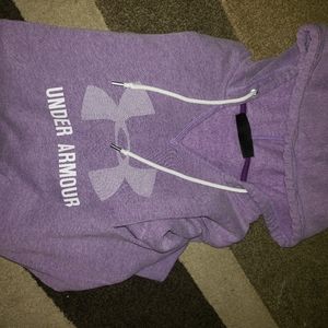 Purple under armour hoody